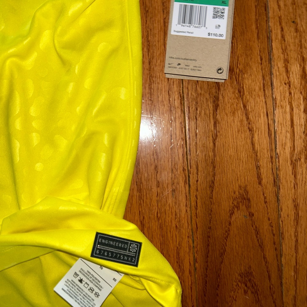 Brazil 2022 WC Nike Home Jersey Size XL NEW - Picture 2 of 3